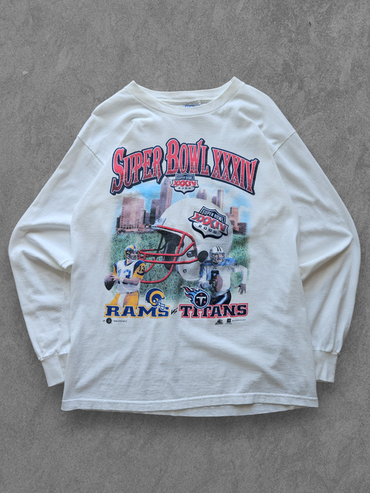 00s ALL SPORTS ''SUPER BOWL'' LONGSLEEVE T-SHIRT [L]