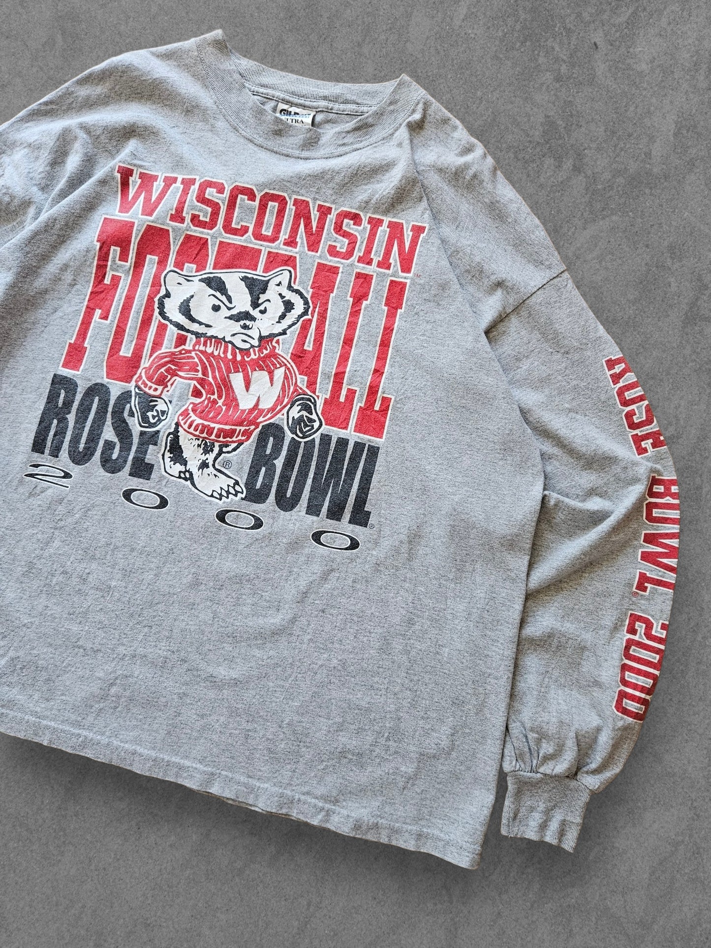 00s GILDAN ''WISCONSIN ROSE BOWL'' T-SHIRT [XXL]