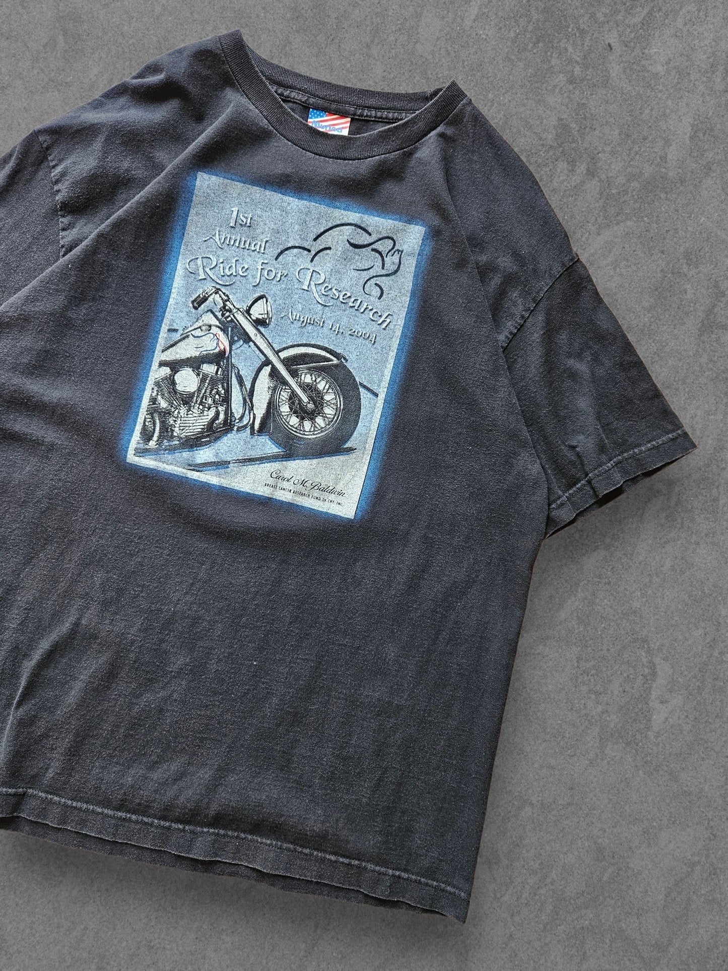 00s MURINA ''RIDE FOR RESEARCH'' T-SHIRT [XL]