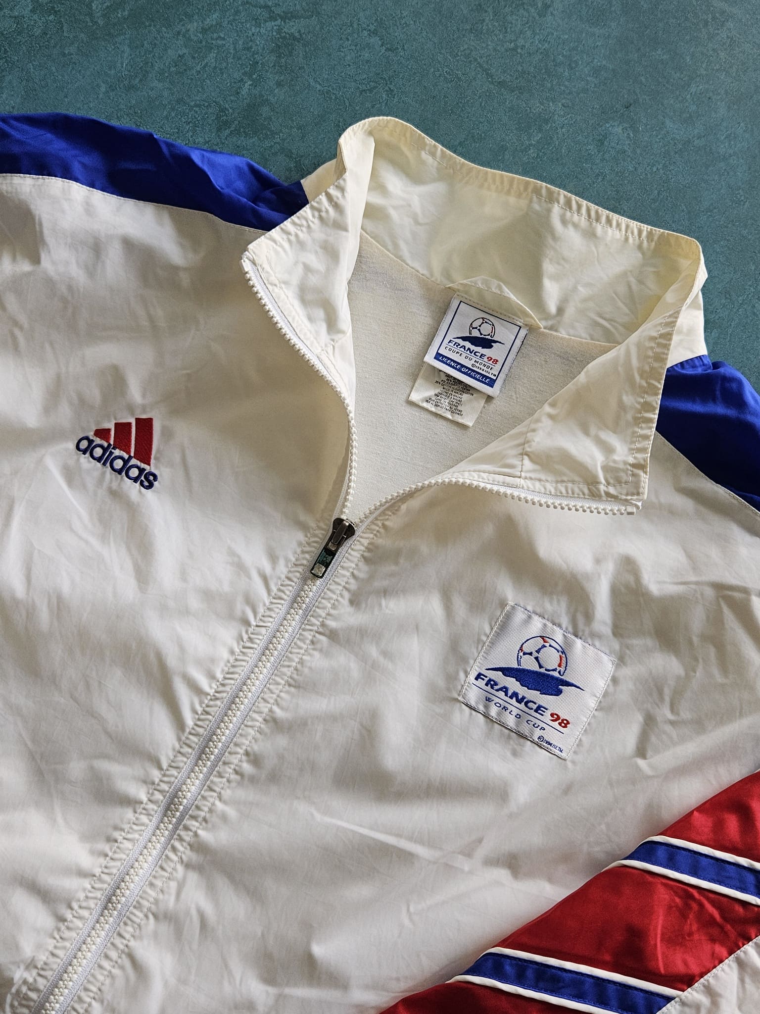 1990s VINTAGE ADIDAS USA JACKET XL Slow Fashion Grails