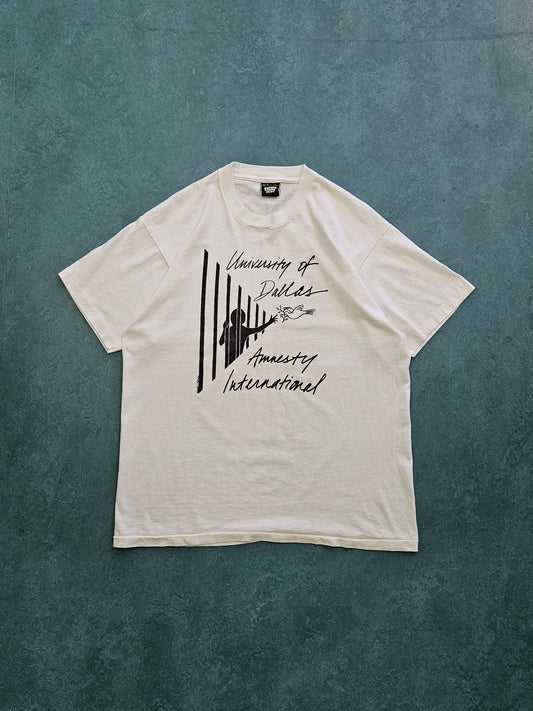 1990s VINTAGE ''AMNESTY INTERNATIONAL'' T-SHIRT [XL]