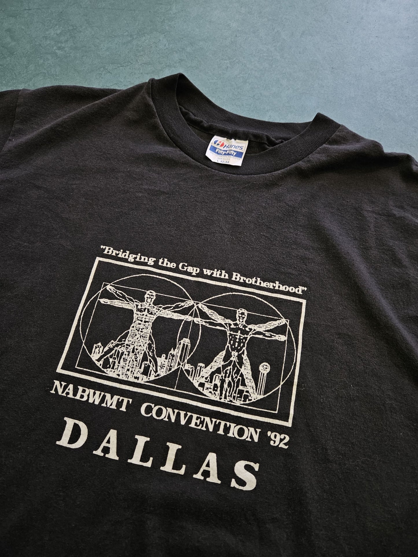 1990s VINTAGE ''BROTHERHOOD'' T-SHIRT [M]