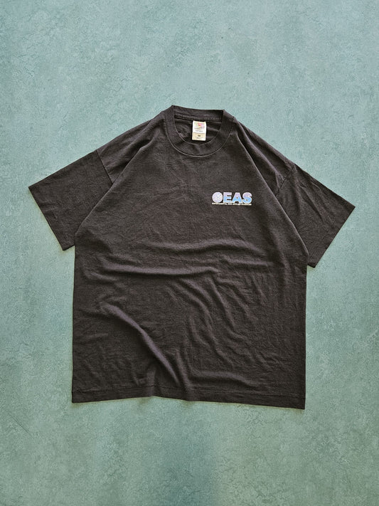 1990s VINTAGE ''EAS'' T-SHIRT [XL]