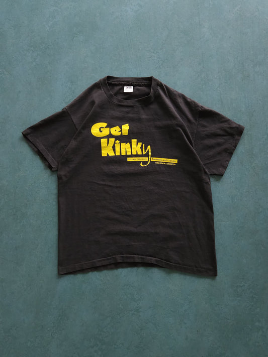 1990s VINTAGE ''GET KINKY'' T-SHIRT [XL]