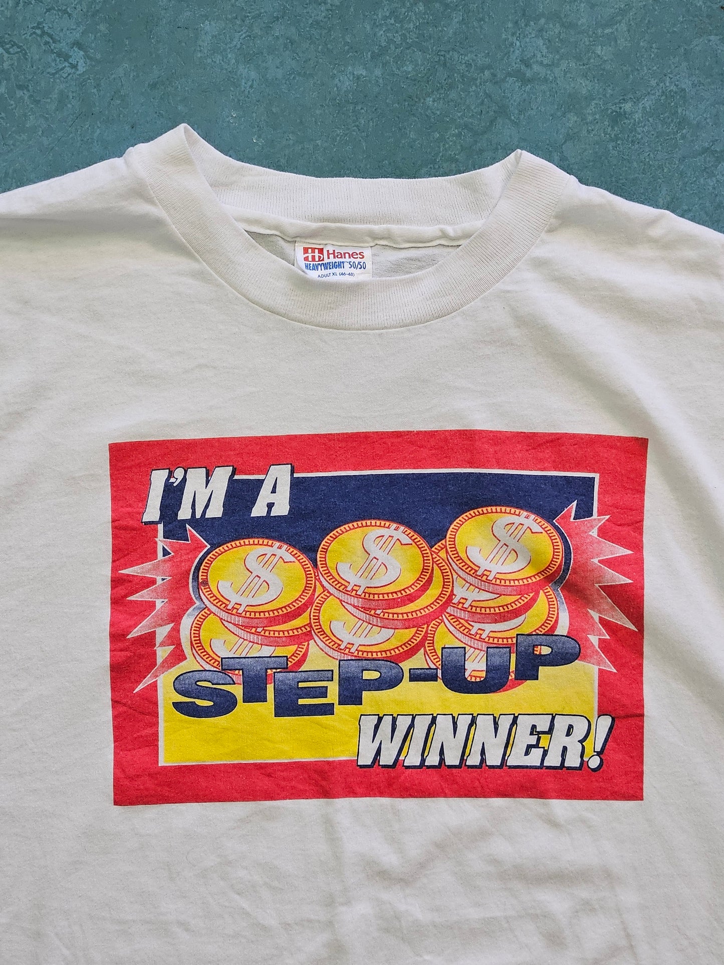 1990s VINTAGE ''STEP-UP'' T-SHIRT [XL]