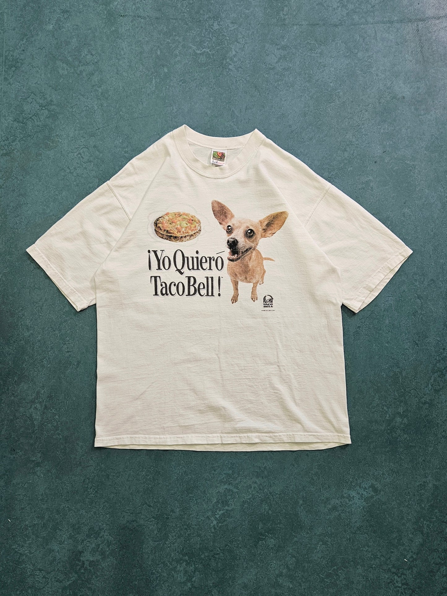  Vintage Kentucky Fried Chicken promo tee from the early 1990s, made in USA. KFC Colonel's rotisserie gold chicken was introduced as a new product in 1993