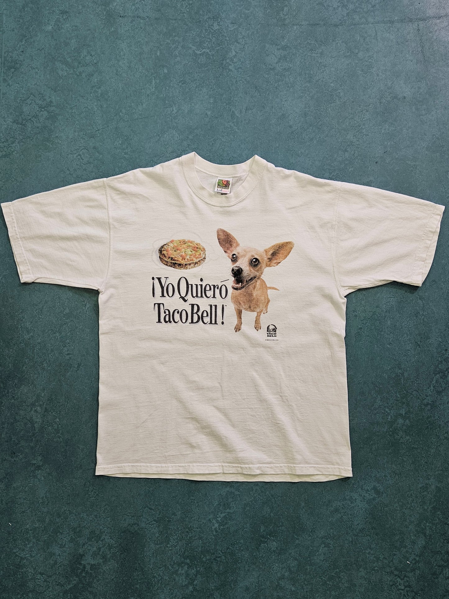 1990s VINTAGE ''TACO BELL'' T-SHIRT [L]