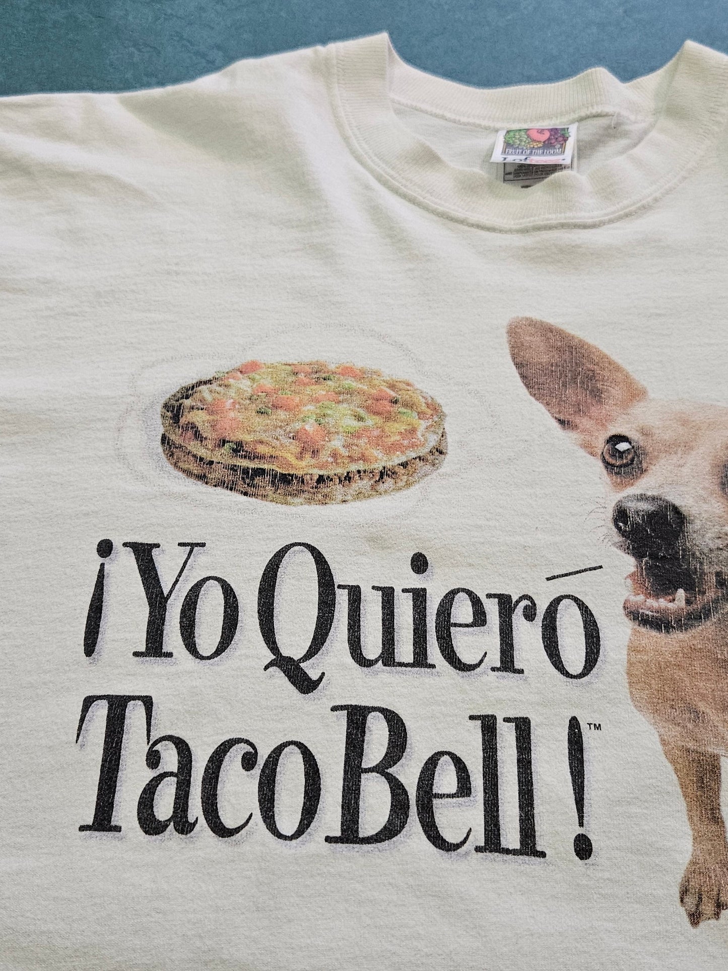 1990s VINTAGE ''TACO BELL'' T-SHIRT [L]