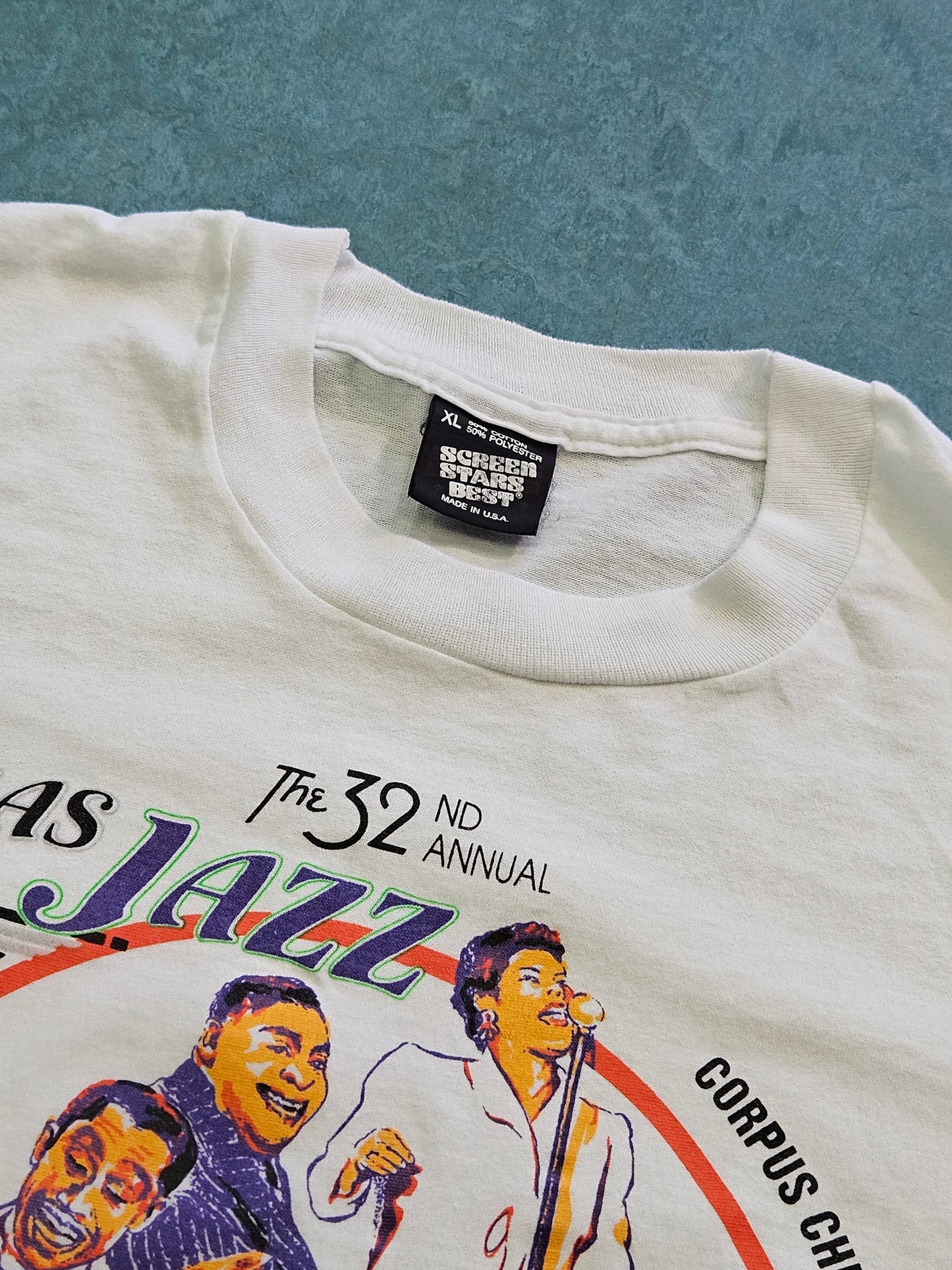 1990s VINTAGE ''TEXAS JAZZ FESTIVAL'' T-SHIRT [XL]