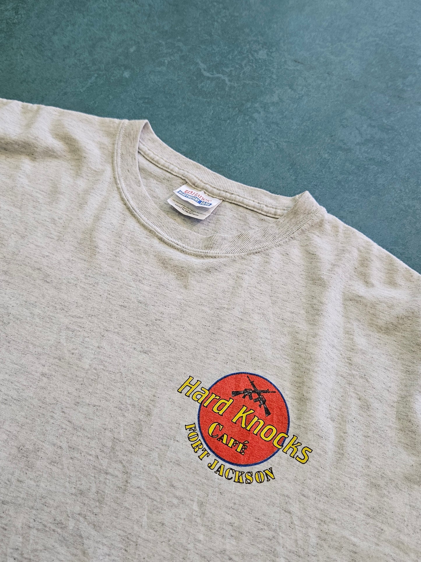 2000s VINTAGE ''HARD KNOCKS'' T-SHIRT [XL]