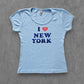 80s MILLER ''I LOVE NEW YORK'' T-SHIRT [M]