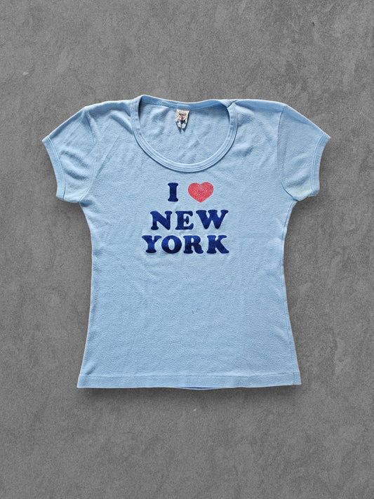 80s MILLER ''I LOVE NEW YORK'' T-SHIRT [M]