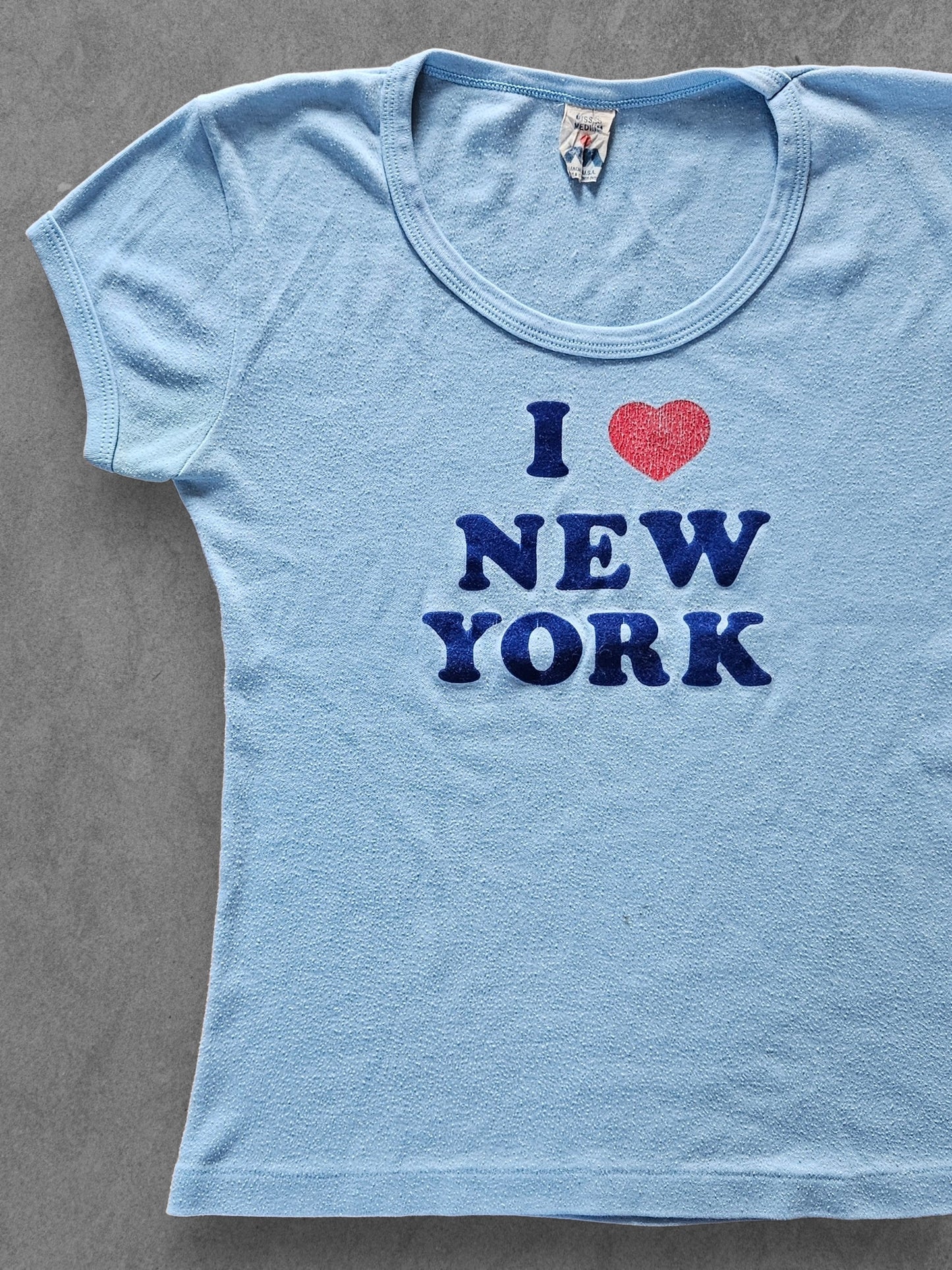 80s MILLER ''I LOVE NEW YORK'' T-SHIRT [M]