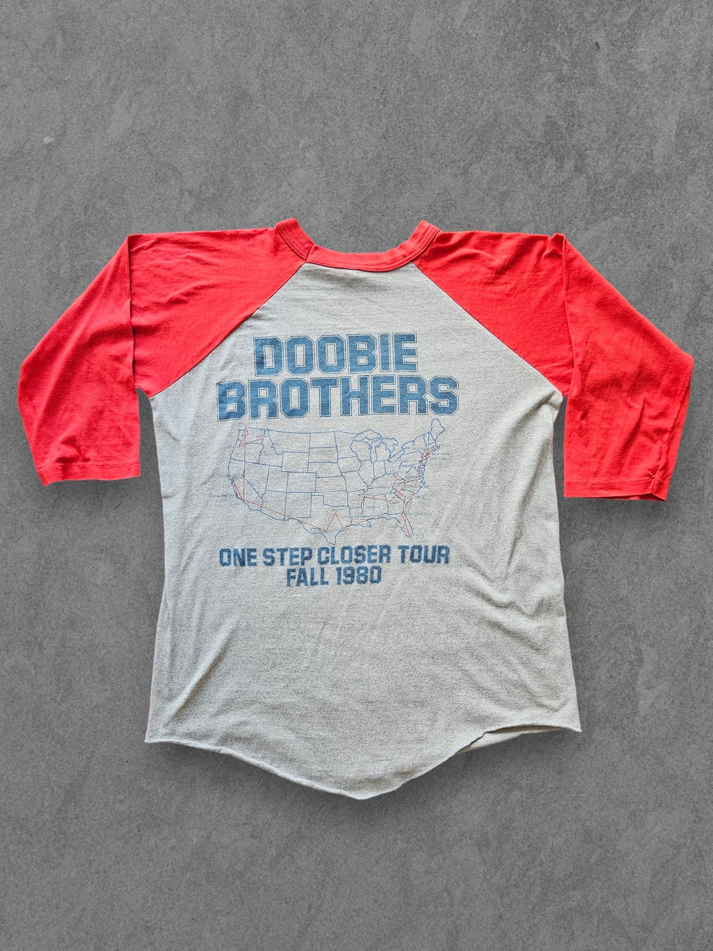 80s ''DOOBIE BROTHERS 1980 TOUR'' T-SHIRT [L]