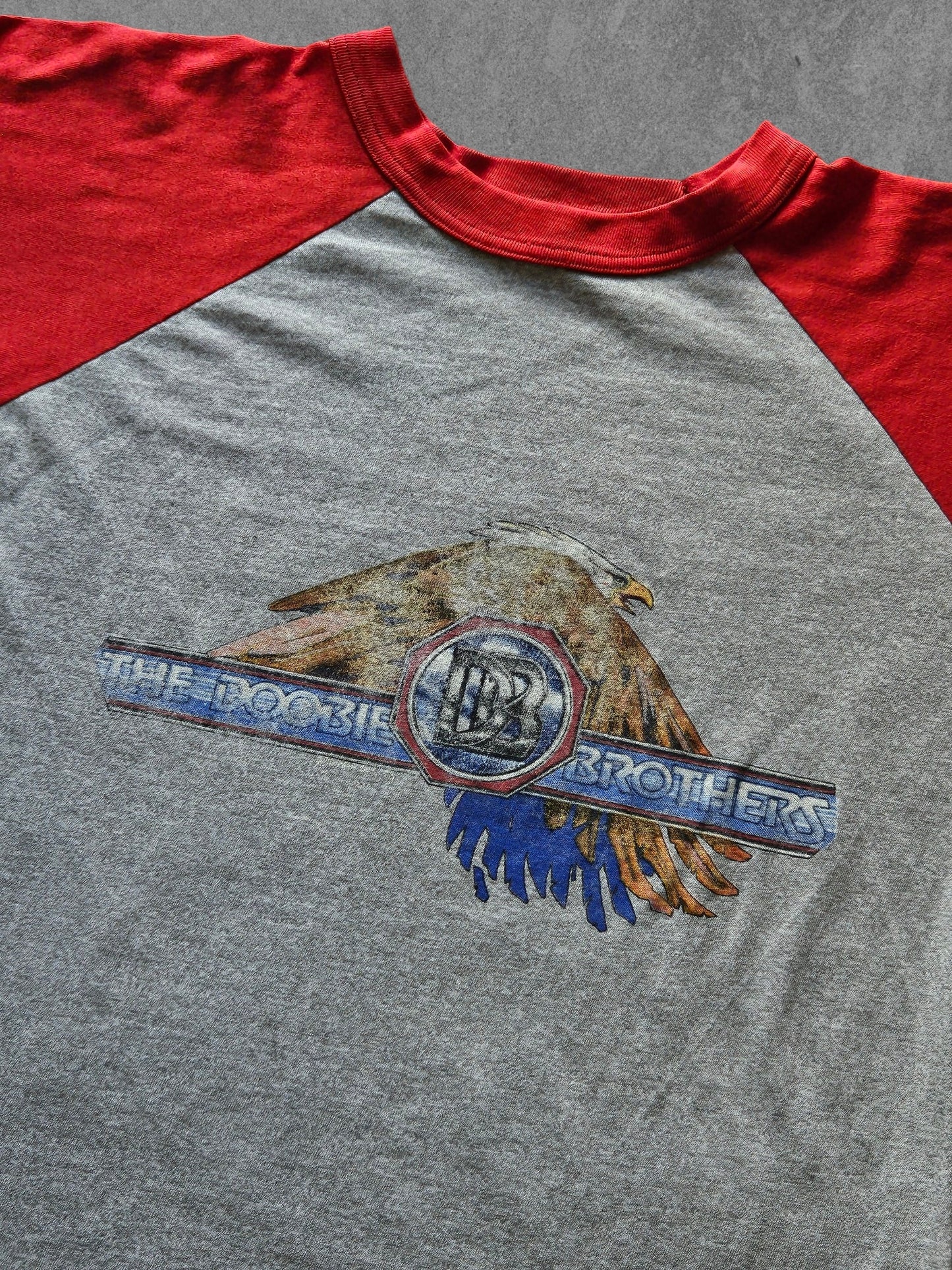 80s ''DOOBIE BROTHERS 1980 TOUR'' T-SHIRT [L]