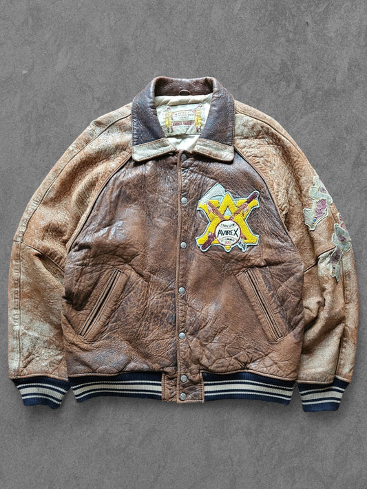 90s AVIREX "SOUTH DRUM USA" JACKET [XL]