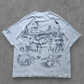 90s FRUIT OF THE LOOM ''ENCHANTED FOREST'' T-SHIRT [XL]