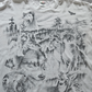 90s FRUIT OF THE LOOM ''ENCHANTED FOREST'' T-SHIRT [XL]