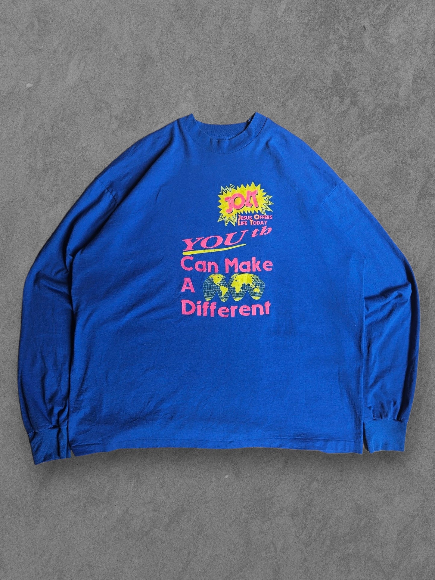 90s FRUIT OF THE LOOM ''JESUS'' LONGSLEEVE [XXL]