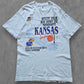 90s FRUIT OF THE LOOM ''KANSAS JAYHAWKS'' T-SHIRT [L]