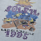 90s FRUIT OF THE LOOM ''OMNIUM SOLEIL'' T-SHIRT [XL]