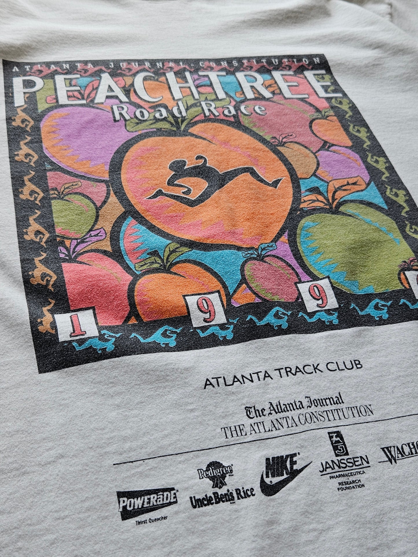 90s FRUIT OF THE LOOM ''PEACHTREE ATLANTA'' T-SHIRT [XL]