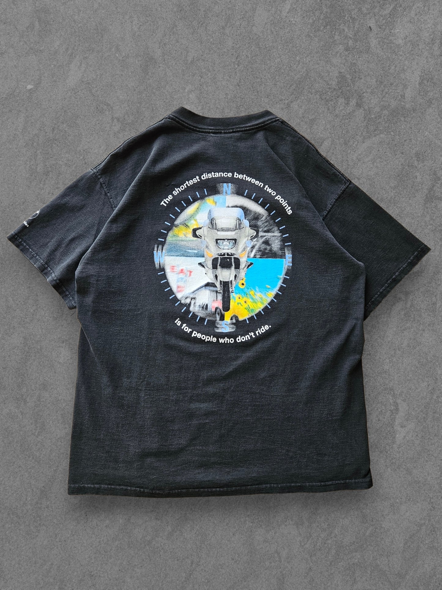 90s GILDAN ''BMW MOTORCYCLE'' T-SHIRT [XL]