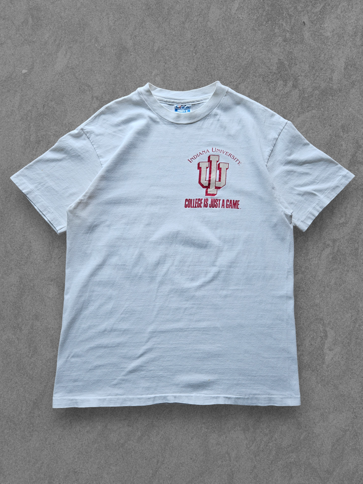 Vintage Indiana University graphic tee from the 1990s