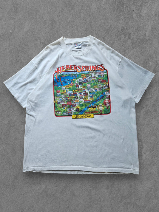 90s HANES ''HEBER SPRINGS'' T-SHIRT [XXL]