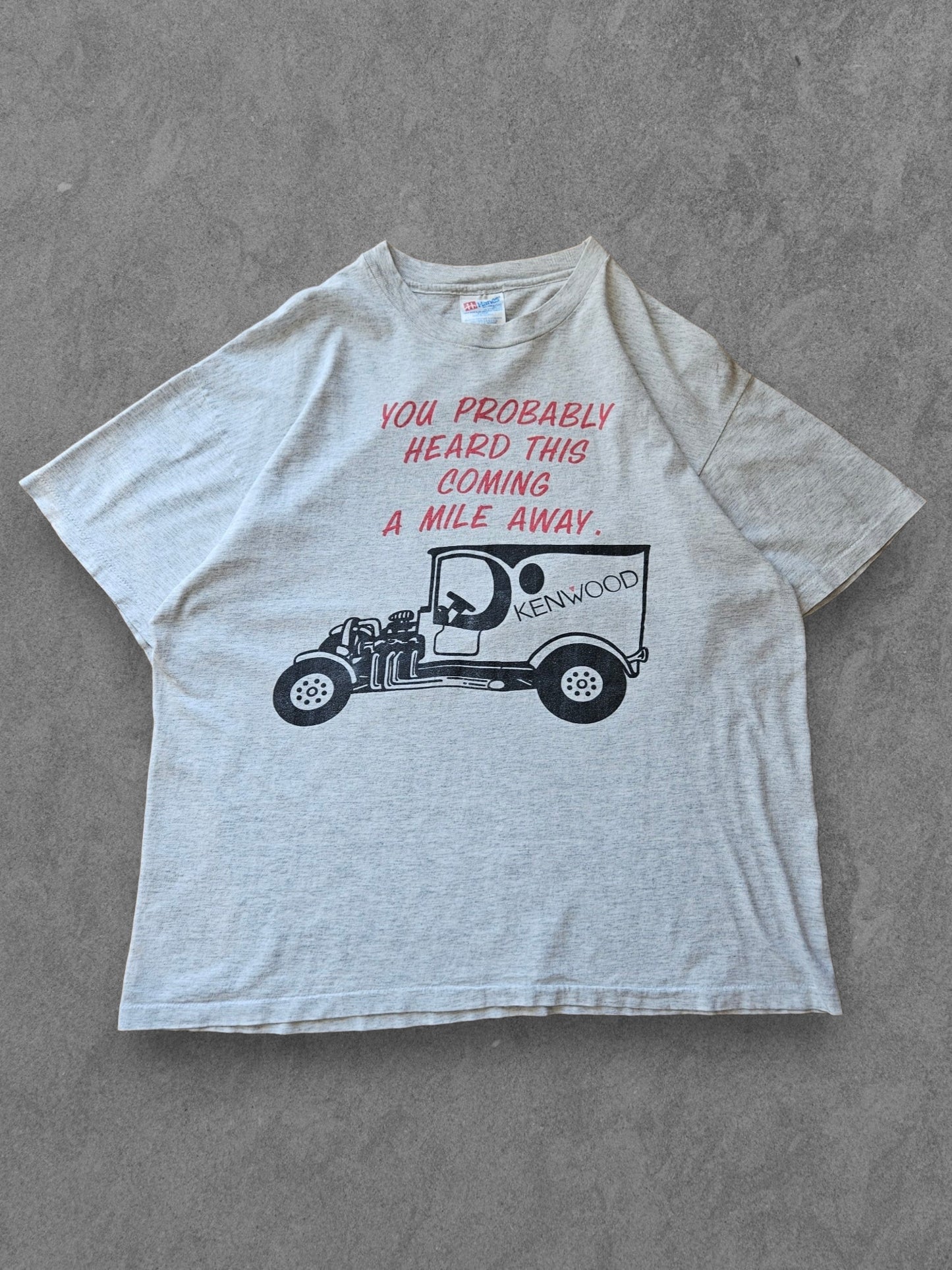 90s HANES ''KENWOOD'' T-SHIRT [XL]