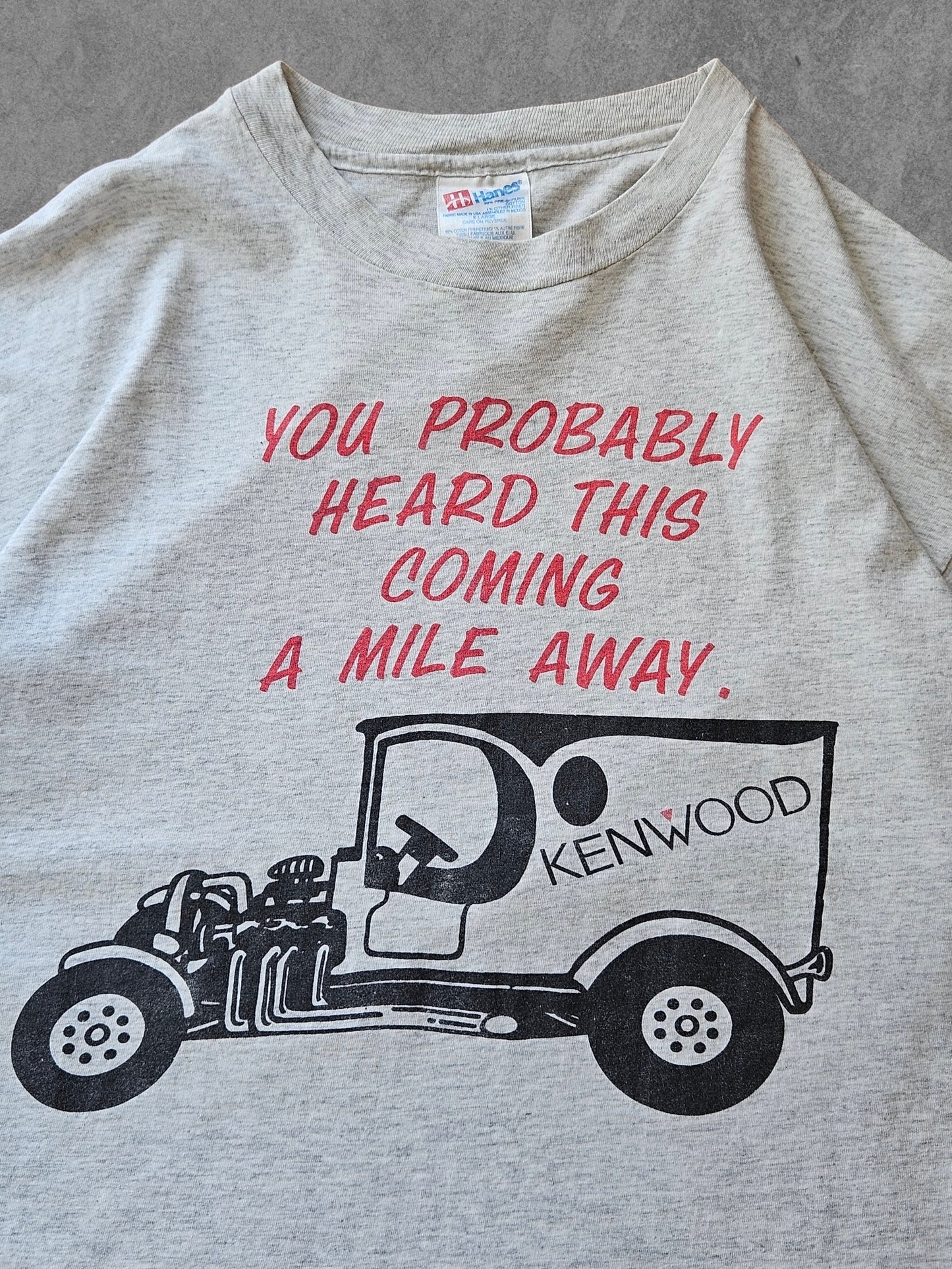 90s HANES ''KENWOOD'' T-SHIRT [XL]