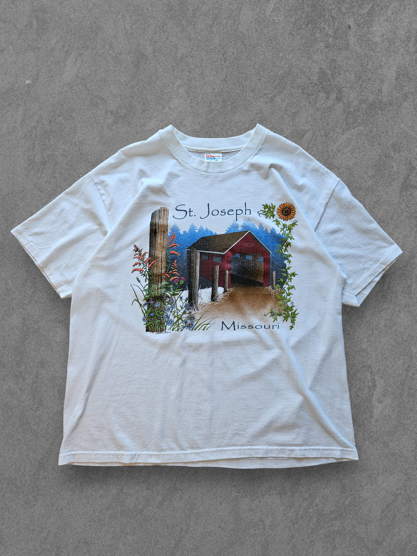 Vintage St. Joseph graphic tee from the 1990s