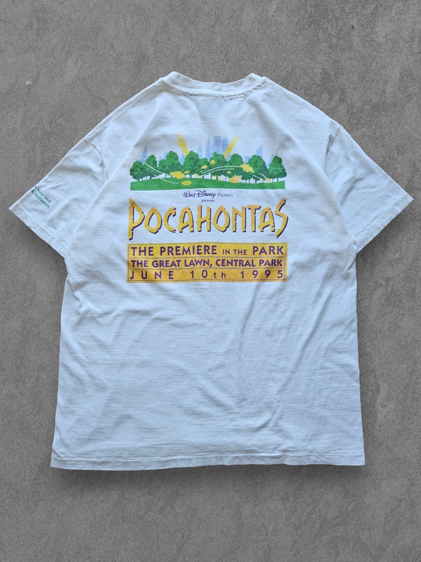 90s HANES ''POCAHONTAS PREMIERE'' T-SHIRT [XL]