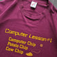 90s JERZEES ''COMPUTER CHIP'' T-SHIRT [XL]