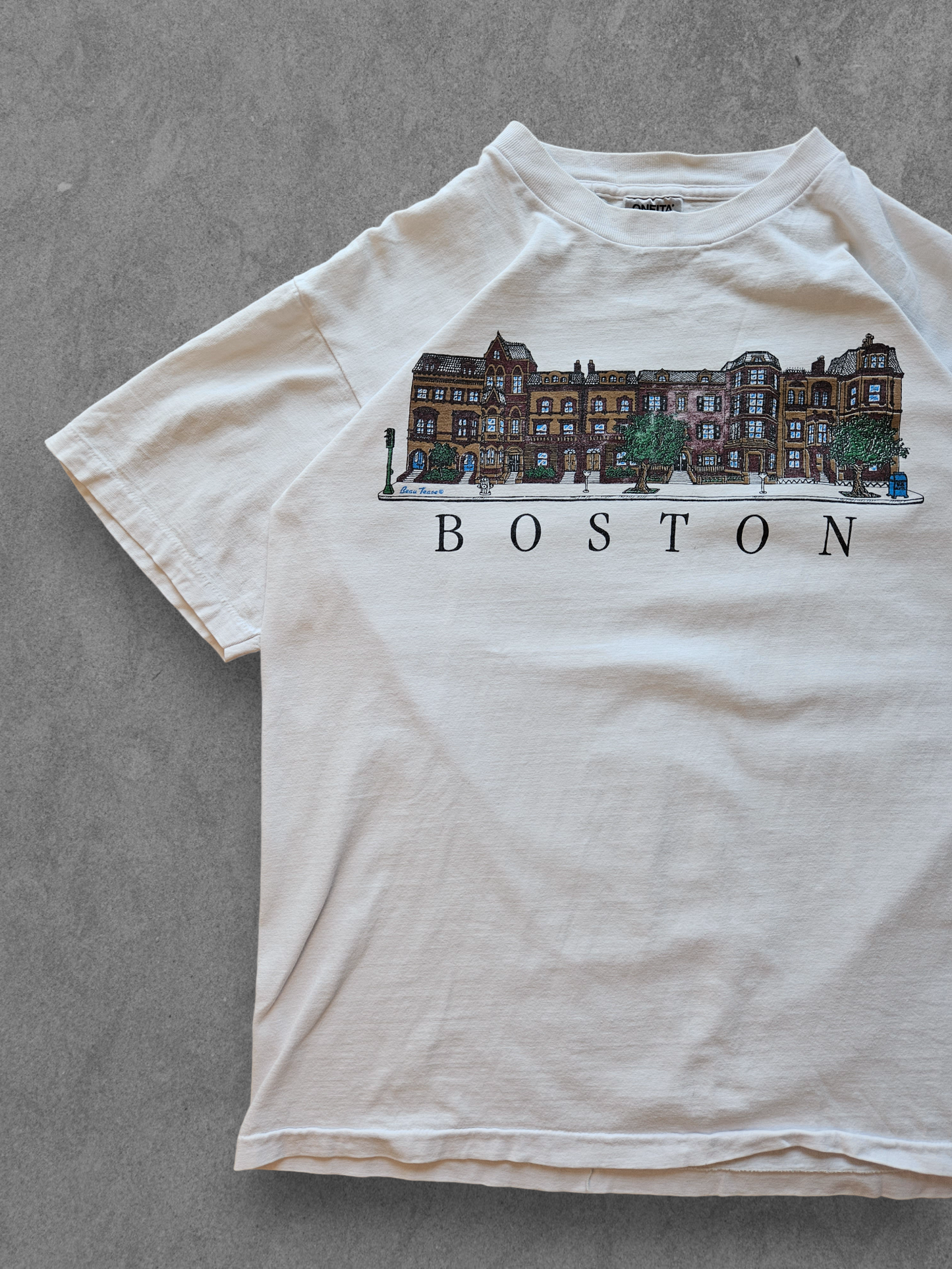 90s ONEITA ''BOSTON'' T-SHIRT [XL]