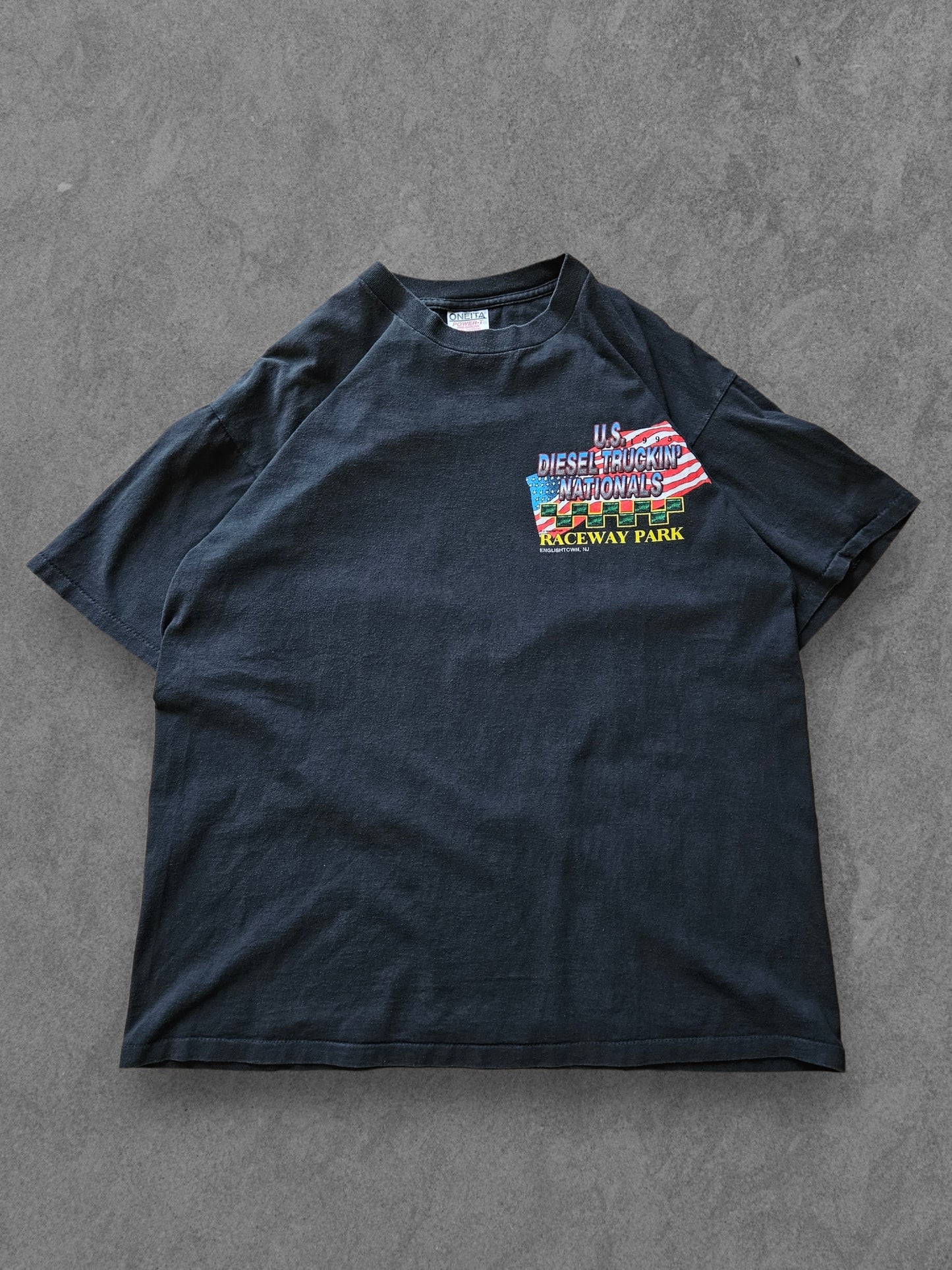 90s ONEITA ''RACEWAY PARK'' T-SHIRT [XL]