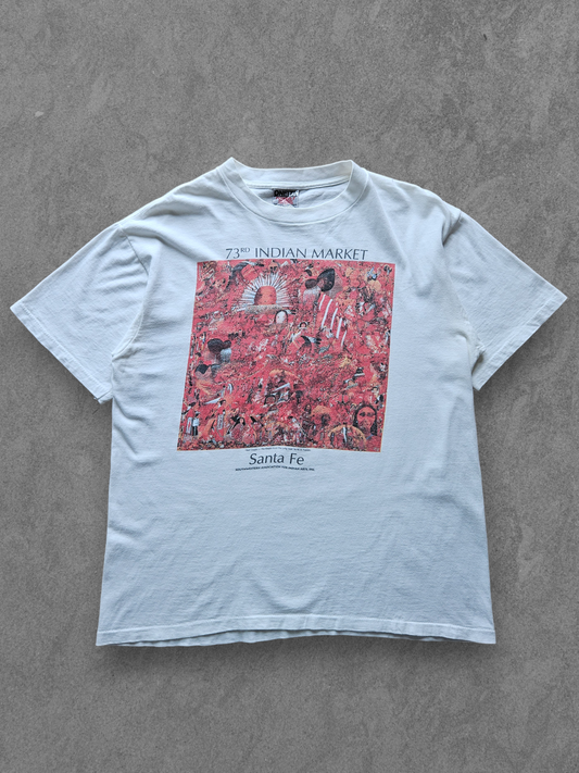 90s ONEITA ''RED DREAM'' T-SHIRT [XL]