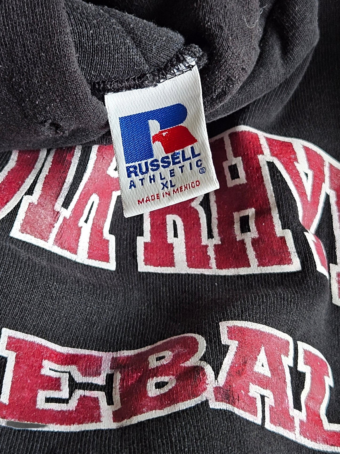 90s RUSSELL ATHLETIC ''LENOIR RHYNE'' HOODIE [XL]