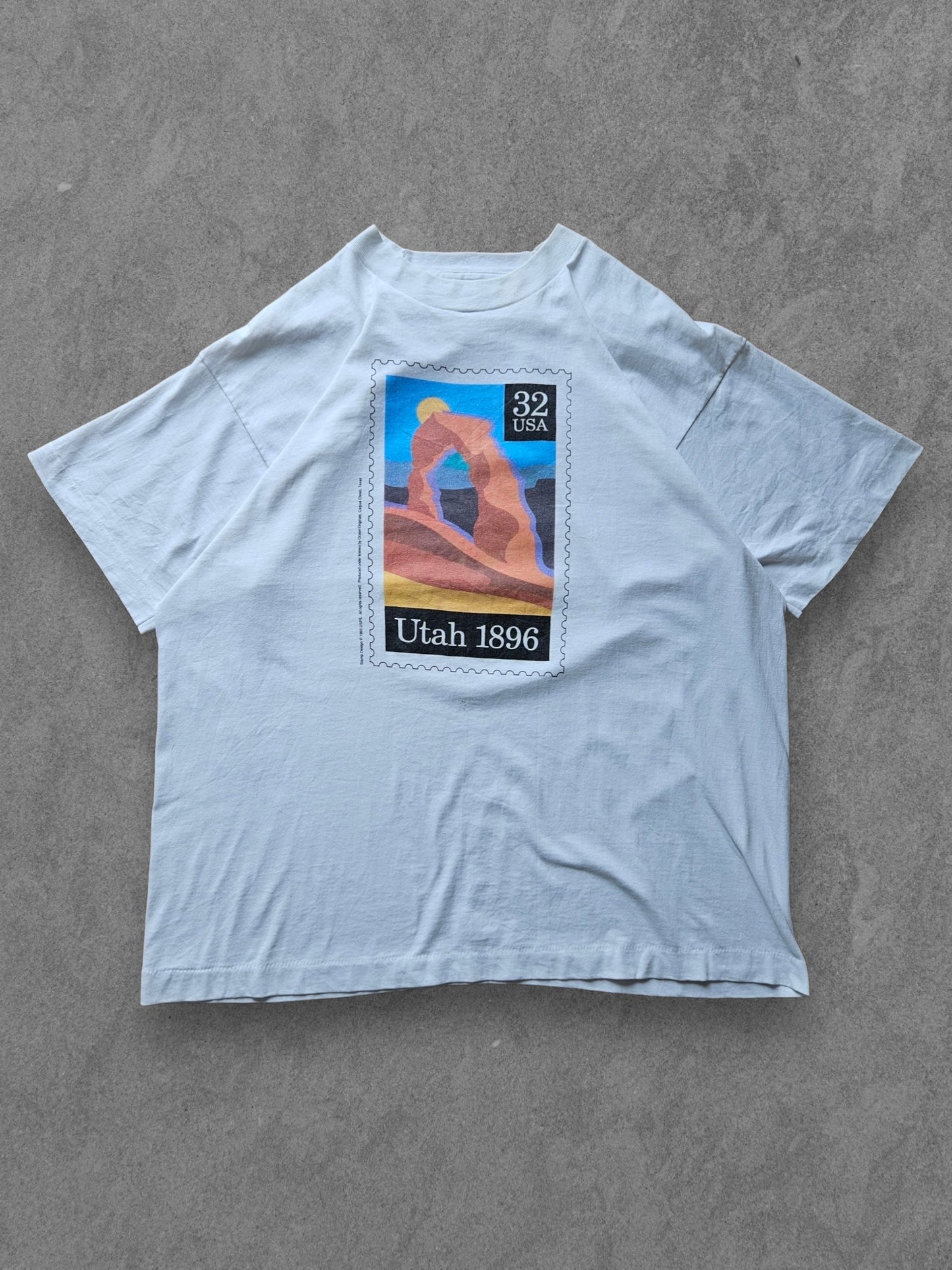 90s SCREEN STARS ''UTAH'' T-SHIRT [XL]