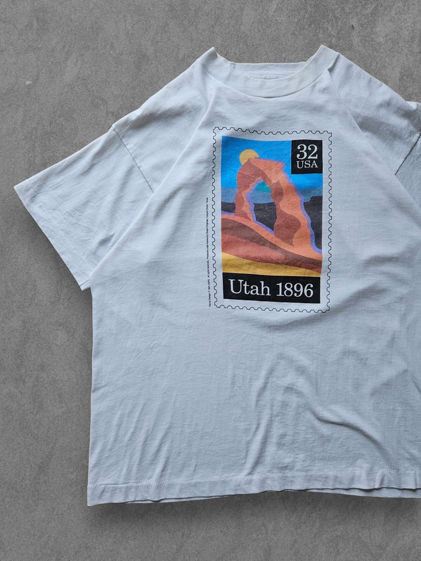 90s SCREEN STARS ''UTAH'' T-SHIRT [XL]