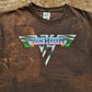 De vintage winkel met tweedehands kleding uit de thrift | 00s DELTA ''VAN HALEN'' ACID WASHED T-SHIRT [L] T-SHIRT