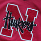 De vintage winkel met tweedehands kleding uit de thrift | 00s NIKE ''HUSKERS'' CENTER SWOOSH HOODIE [XL] SWEATSHIRT