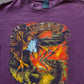 De vintage winkel met tweedehands kleding uit de thrift | 1992 3D EMBLEM ''AMERICAN BIKER'' T-SHIRT [L] T-SHIRT