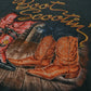 De vintage winkel met tweedehands kleding uit de thrift | 90s 3D EMBLEM ''BOOT SCOOTIN'' T-SHIRT [L] T-SHIRT