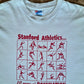 De vintage winkel met tweedehands kleding uit de thrift | 1993 HANES ''STANFORD ATHLETICS'' T-SHIRT [XXL] T-SHIRT