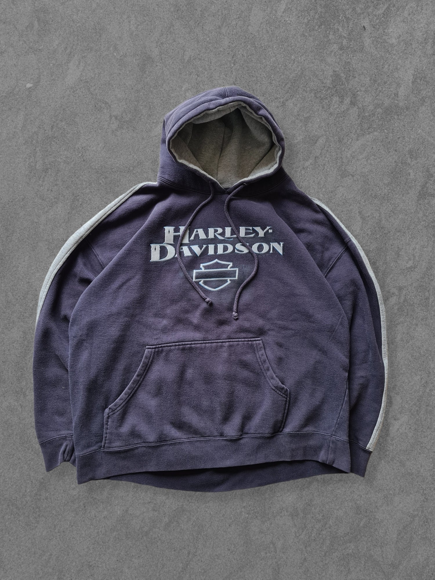 De vintage winkel met tweedehands kleding uit de thrift | 00s HARLEY DAVIDSON ''TACOMA'' HOODIE [XL] SWEATSHIRT