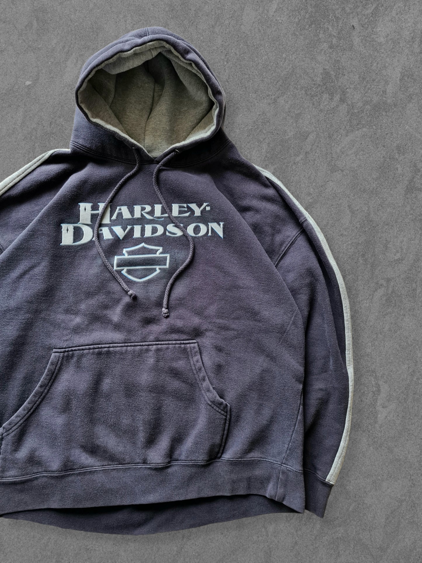 De vintage winkel met tweedehands kleding uit de thrift | 00s HARLEY DAVIDSON ''TACOMA'' HOODIE [XL] SWEATSHIRT