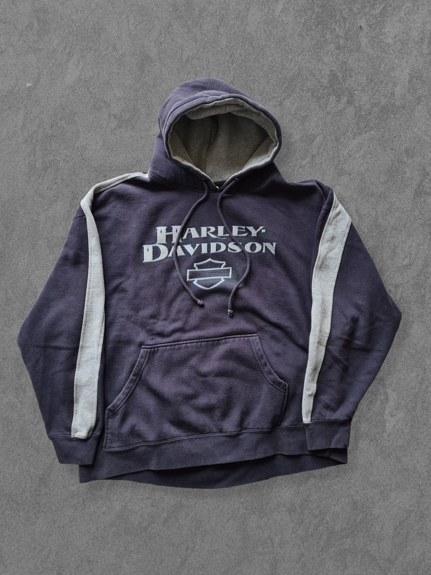 De vintage winkel met tweedehands kleding uit de thrift | 00s HARLEY DAVIDSON ''TACOMA'' HOODIE [XL] SWEATSHIRT