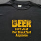 De vintage winkel met tweedehands kleding uit de thrift | 80s CHED BY ANVIL ''BEER'' T-SHIRT [L] T-SHIRT