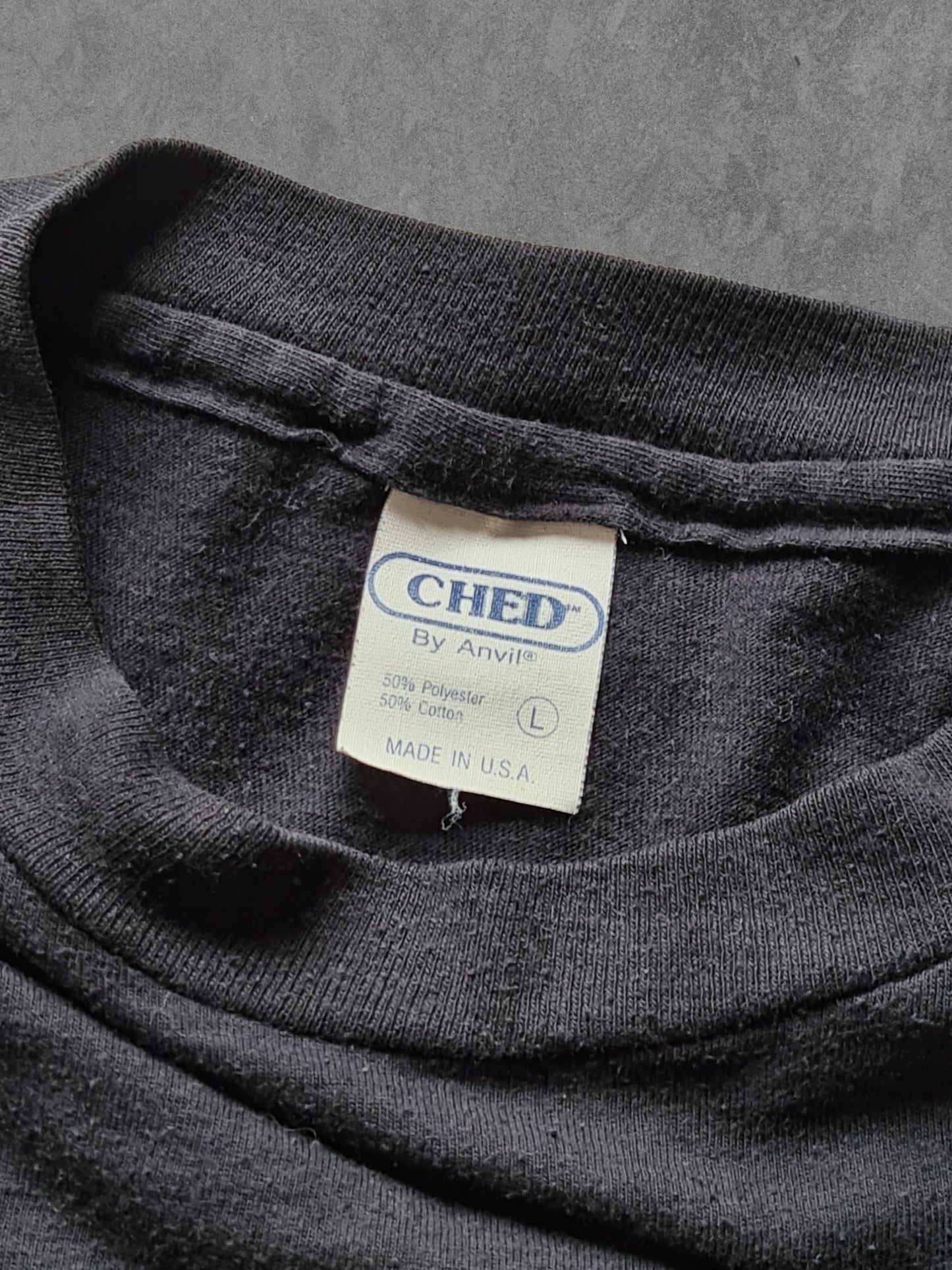 De vintage winkel met tweedehands kleding uit de thrift | 80s CHED BY ANVIL ''BEER'' T-SHIRT [L] T-SHIRT